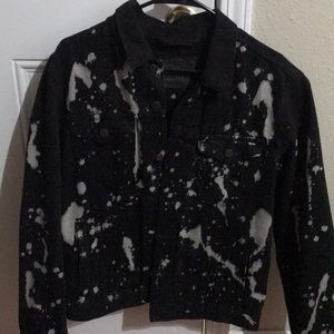 Oversized jean jacket